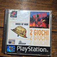hogs of war + worm  ps1