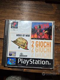 hogs of war + worm  ps1