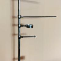 Piantana bagno multifunzione cromata