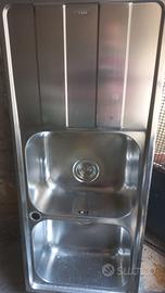 Lavello acciaio m 120