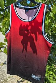 Canottiera New Yorker Los Angeles Rosso Nero M