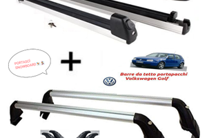 Barre Portatutto Portascì Snowboard Volkswagen sci