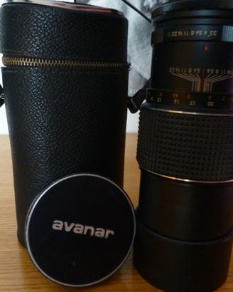 Avanar obiettivo 200 mm f 3,5 con custodia