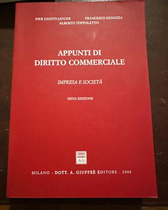 APPUNTI DI DIRITTO COMMERCIALE 2006