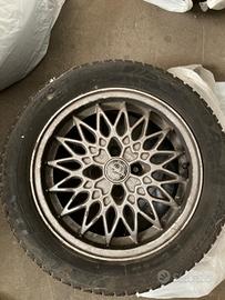 4 cerchi in lega con 4 gomme FULDA invernali 185/6