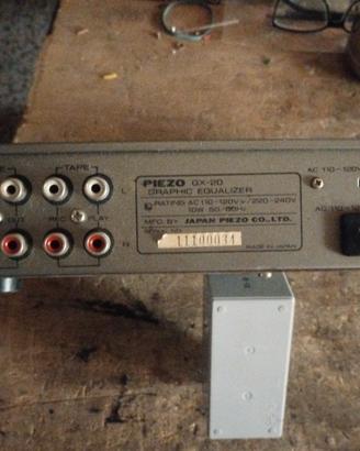 equalizzatore  piezo