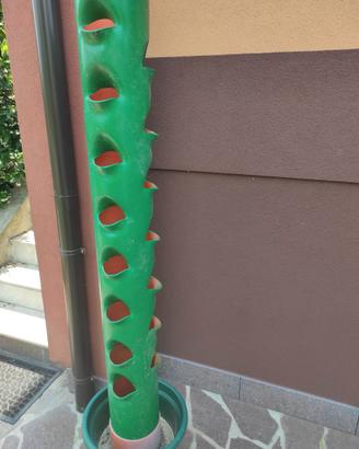 Tubo verticale coltivazione fragole
