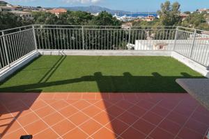 Attico con terrazza vista mare