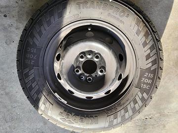 Quattro gomme estive con cerchio