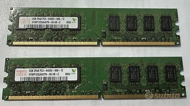 2GB DDR2 800MHz PC2-6400 non-ECC per Desktop