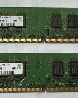 2GB DDR2 800MHz PC2-6400 non-ECC per Desktop