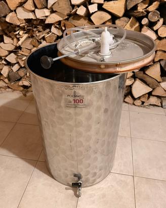 Serbatoio Inox vino 100  L