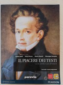 Libro Il piacere dei testi Giacomo Leopardi