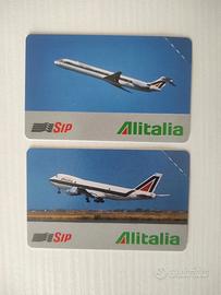Schede Telefoniche Coppia Alitalia G110/111 [Magne