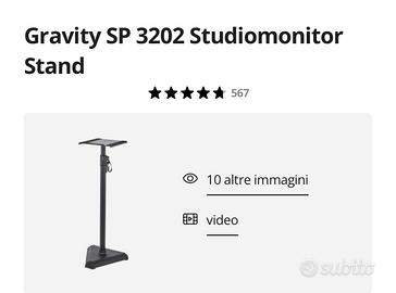 Gravity SP 3202 Studiomonitor Stand