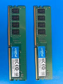 8GB Ram Crucial 4x2GB DDR4-2133 UDIMM