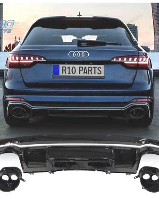 DIFFUSORE PER AUDI A4 20- LOOK RS4