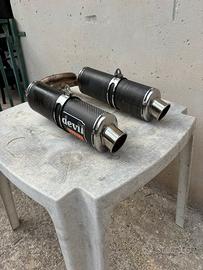 Scarico devil racing honda wfr 800