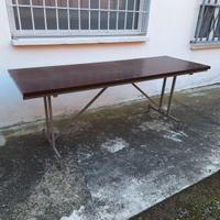 TAVOLO IN LEGNO E FERRO