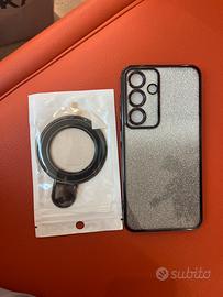 Cover samsung 24/25 +anello magnetico nuova