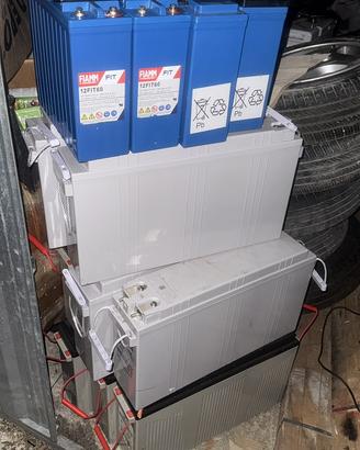 batterie per auto camper fotovoltaico nautica