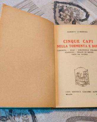 2 libri storia grande guerra - lumbroso 1932 
