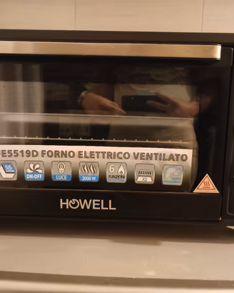 Forno elettrico ventilato 55L