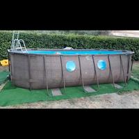 PISCINA BESTWAY IN RATTAN 549X274X122 CON OBLO'