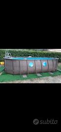 PISCINA BESTWAY IN RATTAN 549X274X122 CON OBLO'
