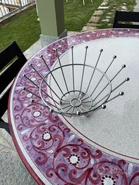 Centro tavola porta frutta