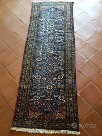Tappeto, passatoia orientale fatto a mano,