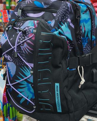 Zaino Scuola Mitama #BDBF Purple Bloom (32L)