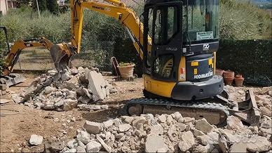 .Midiscavo,co scavatrice terre.,giardinetto,