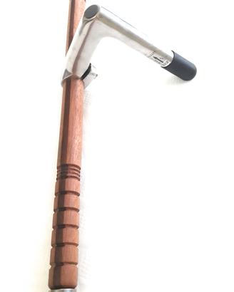 manubrio in legno per bici 