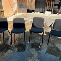 4 sedie ufficio/conferenza