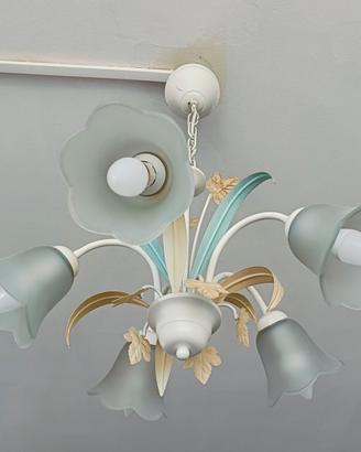 lampadario a fiore