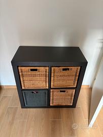 Mobile scaffale Ikea legno marrone