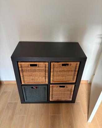 Mobile scaffale Ikea legno marrone