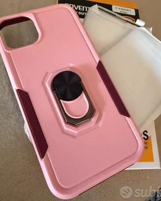 cover+protezione vetro iPhone 14