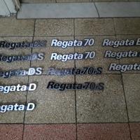 Stock 12 Scritte Fiat Regata ES 70 70S D DS