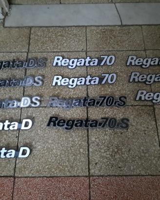 Stock 12 Scritte Fiat Regata ES 70 70S D DS