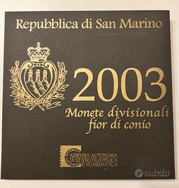 Serie divisionale 2003 - Rep. San Marino