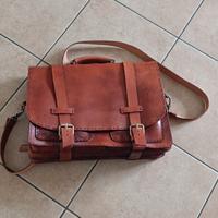 borsa porta documenti cuoio