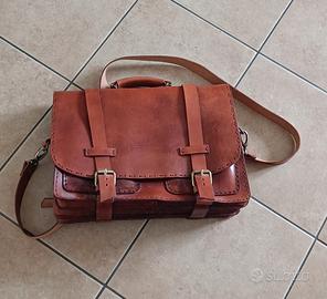 borsa porta documenti cuoio