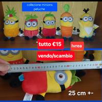 Collezione minions peluche 