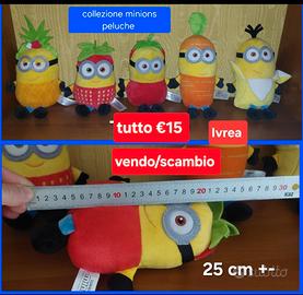 Collezione minions peluche 