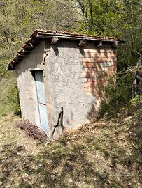 Capanno di caccia con terreno