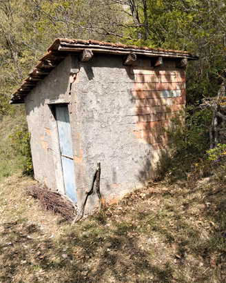 Capanno di caccia con terreno