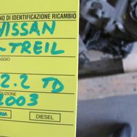 Cambio nissan x trail 2003 2.2 diesel