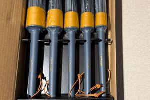 Set 5 spazzole per Dettagli Auto, Interni Esterni